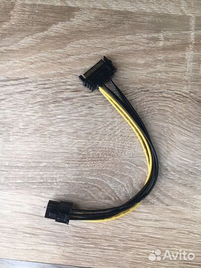 Переходник питания видеокарты SATA-6pin