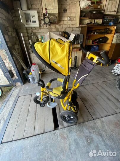 Детский велосипед-коляска