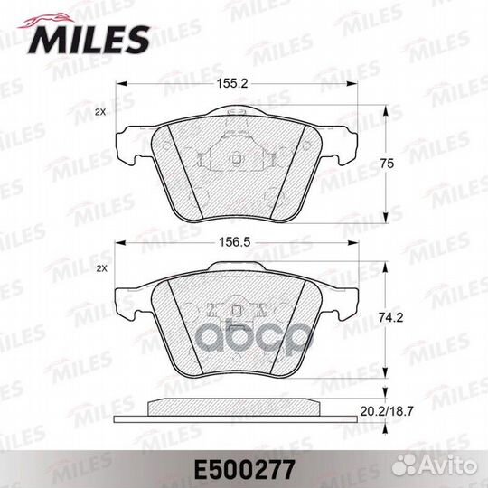 Колодки тормозные volvo XC90 02 передние Ceram