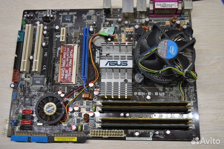 Asus P5N-E SLI, процессор Intel 2Quard, DDR2 4Гб