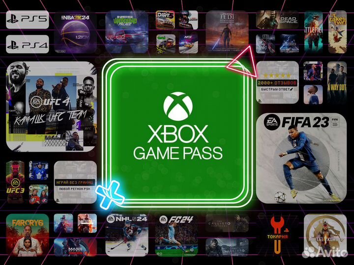 Подписка Xbox Game Pass Ultimate 1 - 13 Месяцев