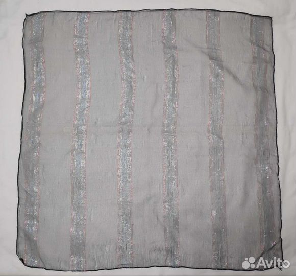 Винтажные газовые платки с люрексом