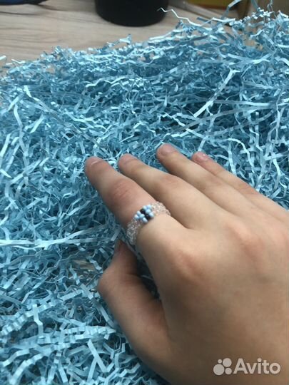 Кольцо из бисера