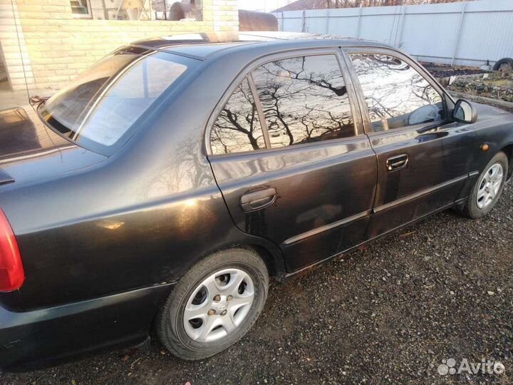 Hyundai Accent 1.6 МТ, 2004, 241 449 км