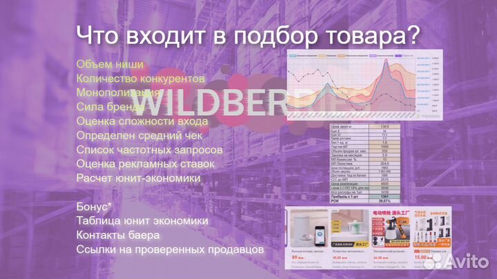 Подбор товара и анализ ниши wildberries и ozon