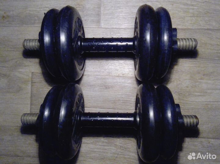 Гантели обрезиненные наборные Barbell