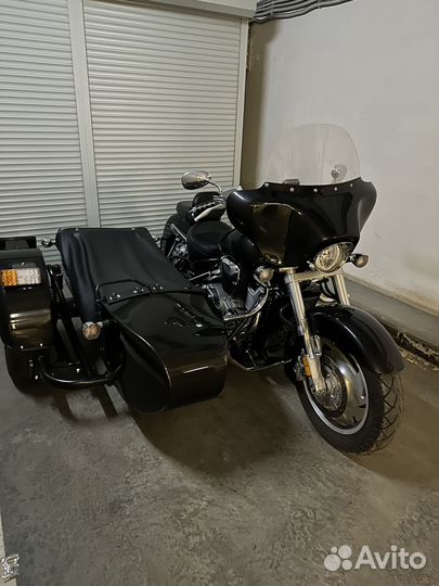 Хонда VTX1800N с коляской