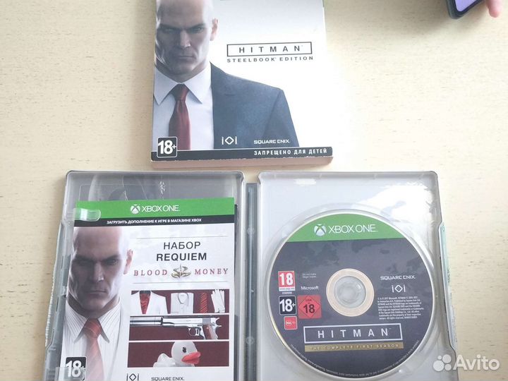 Игра на xbox one hitman steelbook edition 1й сезон