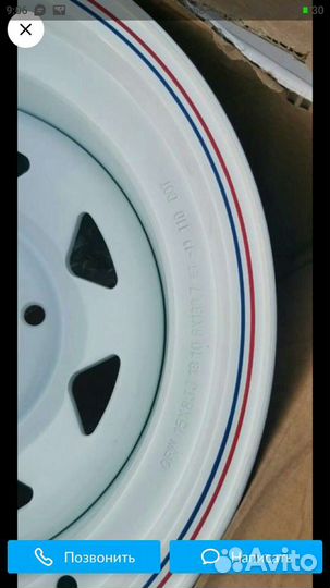 Диск штампованный ORW 15x8 6x139.7 белый