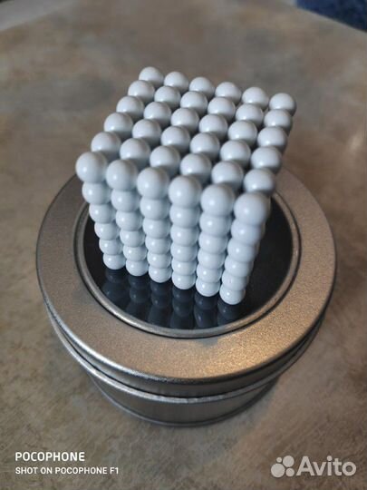 Игрушка-антистресс куб из магнитных шариков