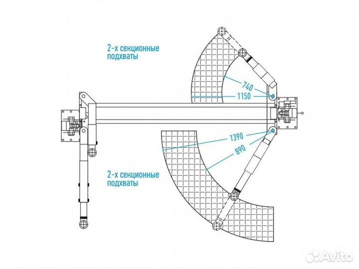 Подъемник автомобильный Nordberg N4121A-4T 220В