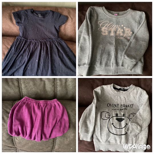 Вещи на девочку, рост 104