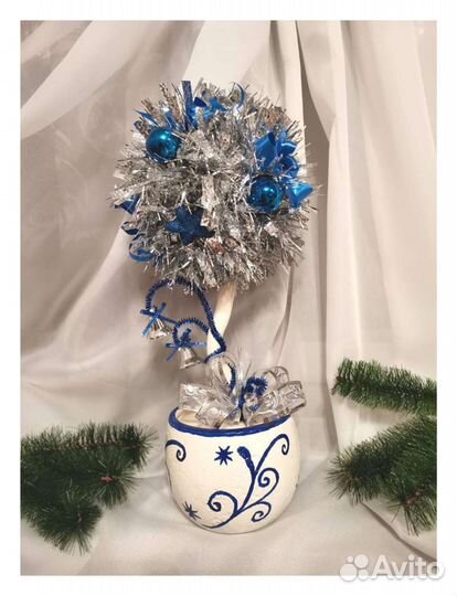 Новогодний Топиарий ручной работы