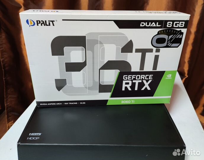 Видеокарта Palit Dual OC RTX3060Ti 8GB