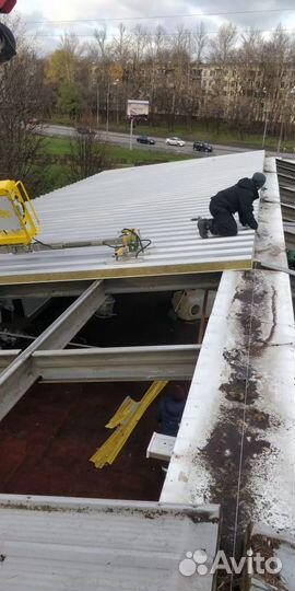 Монтаж сэндвич-панелей