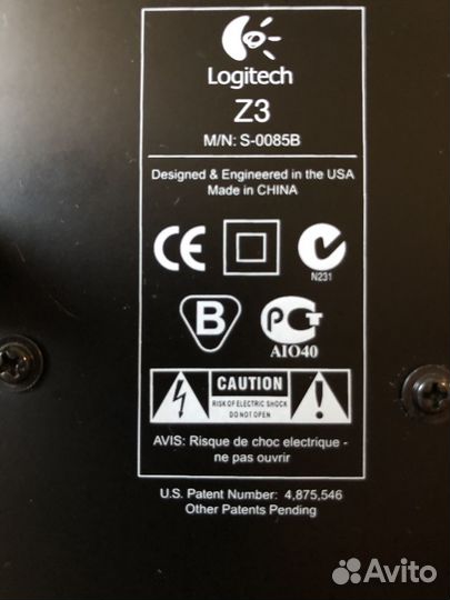 Акустические колонки logitech Z3