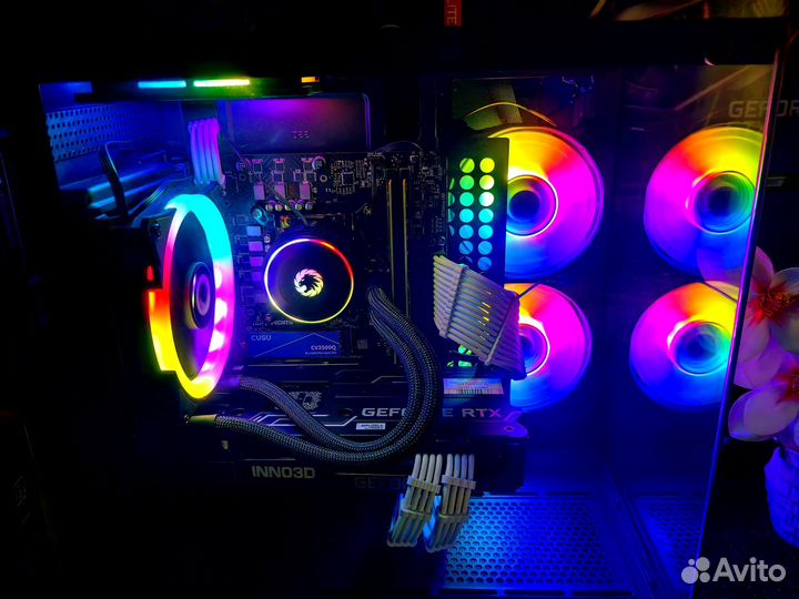 Игровой компьютер i5 / RTX 3070 8 Gb вода