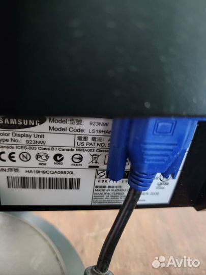 Монитор Samsung + клавиатура + мышка