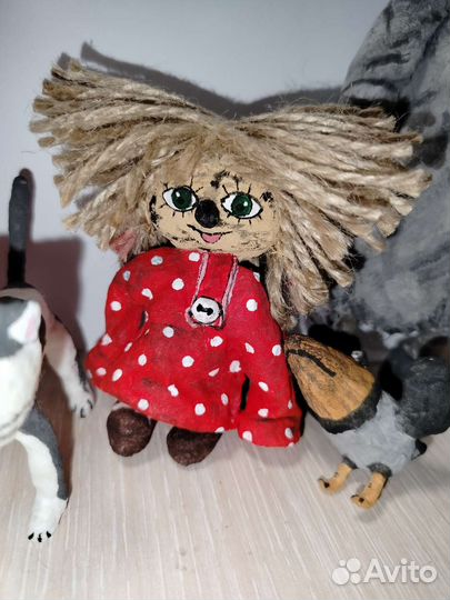 Ватные интерьерные куклы 