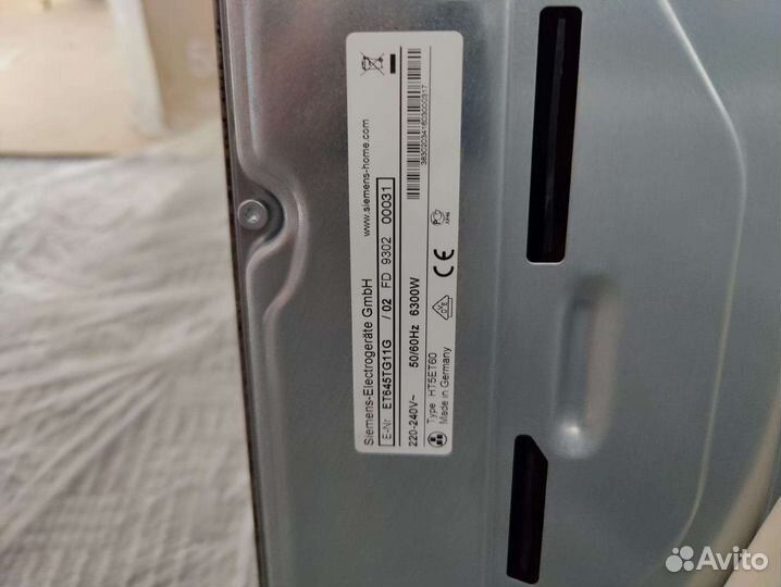 Духовой шкаф и варочная поверхность Simens б/у