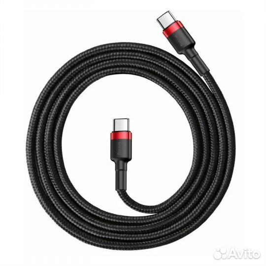 Кабель BaseusPD2.0 60W Type-C/ Type-C 2 м