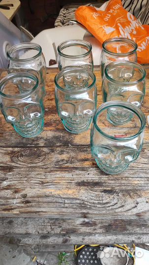 Банка стакан череп