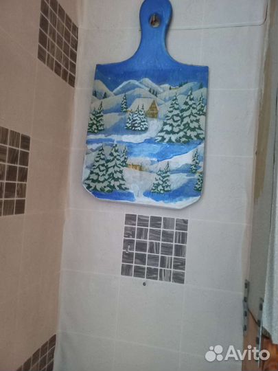 Доска кухонная деревянная новая