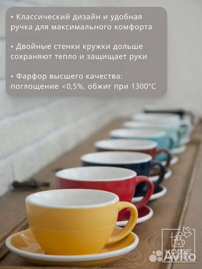 Кофейная пара Loveramics Egg 250 мл, цвет Gunpowder (Титановый)