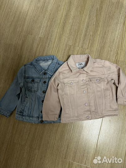 Куртки, Ветровки, джинсовки 92,98,104 Zara, adidas