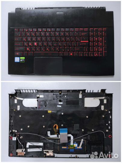 Ноутбук MSI MS–17F2. По запчастям