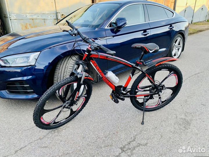 Велосипед на литых дисках