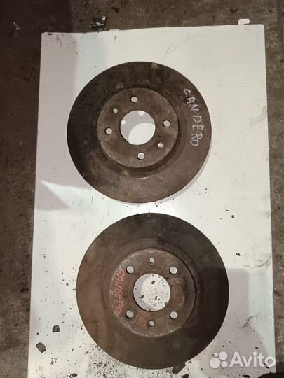 Диски передние вентилируемые Renault Sandero