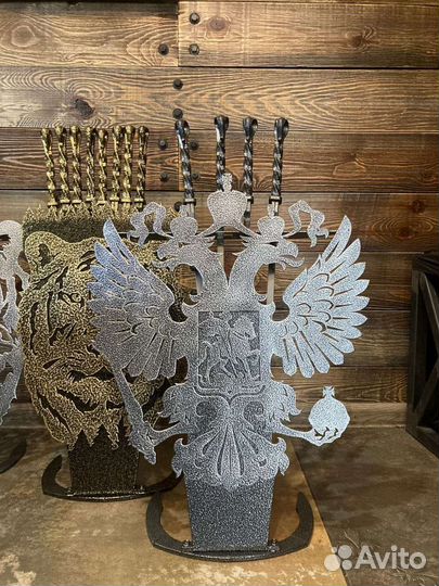 Шампура подарочные Кованные ручки