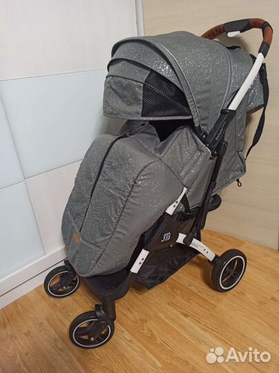 Прогулочная коляска новая babalo-classic 2022 снег