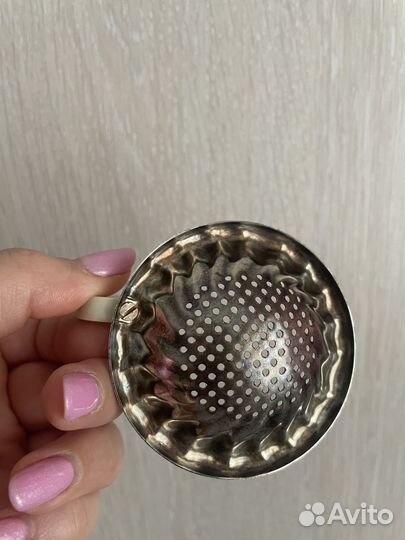 Ситечко для чая, серебрение