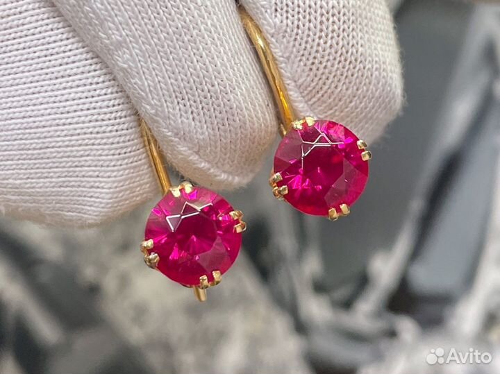 Золотые серьги СССР