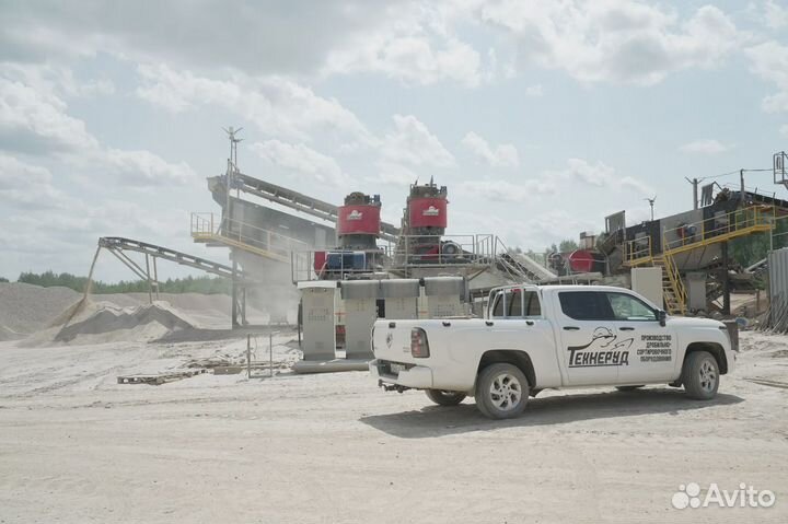 Дробильно-сортировочный комплекс 100-3000 т/ч