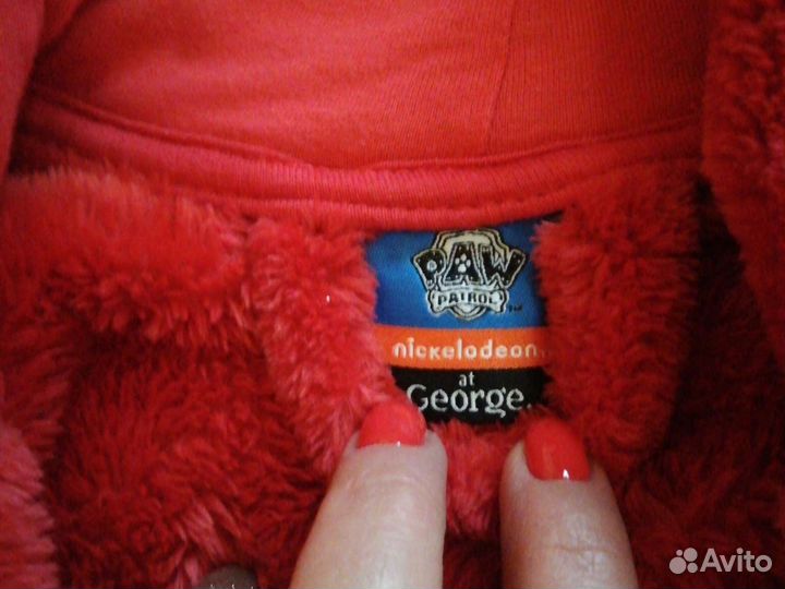 Детский плюшевый халат на 3-4 года