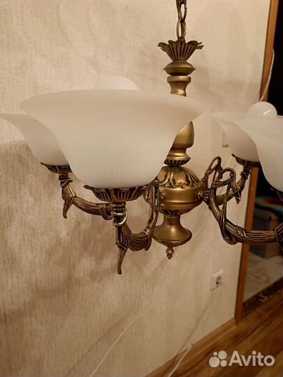 Люстра потолочная подвесная бу