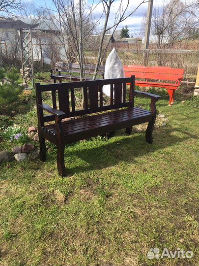 Скамейка с подлокотником «Диван-диваныч»