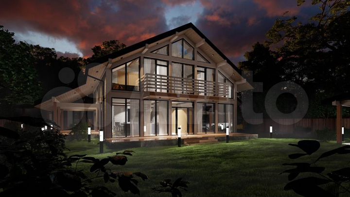 Дом 296 м² на участке 13,8 сот.