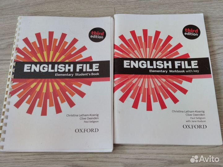 Учебник и рабочая тетрадь по английскому языку