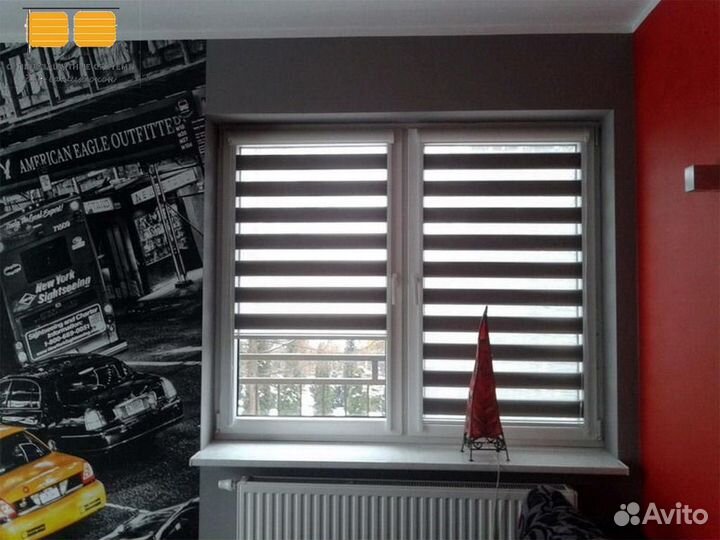 Жалюзи рулонные шторы блэкаут