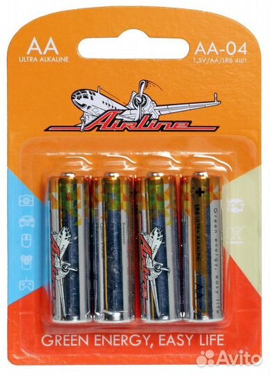 Батарейки LR6/AA щелочные 4 шт. блистер