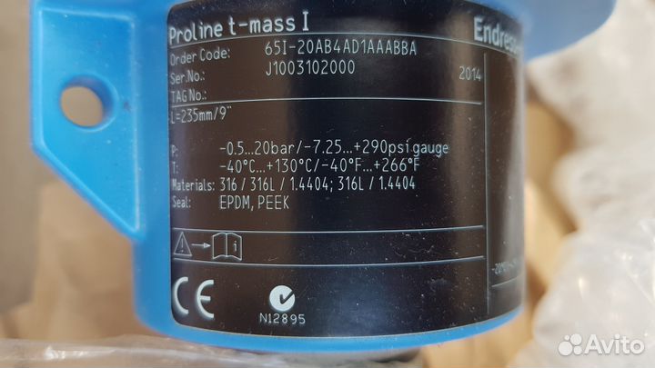 Термально-массовый Сенсор Газов Endress+Hauser