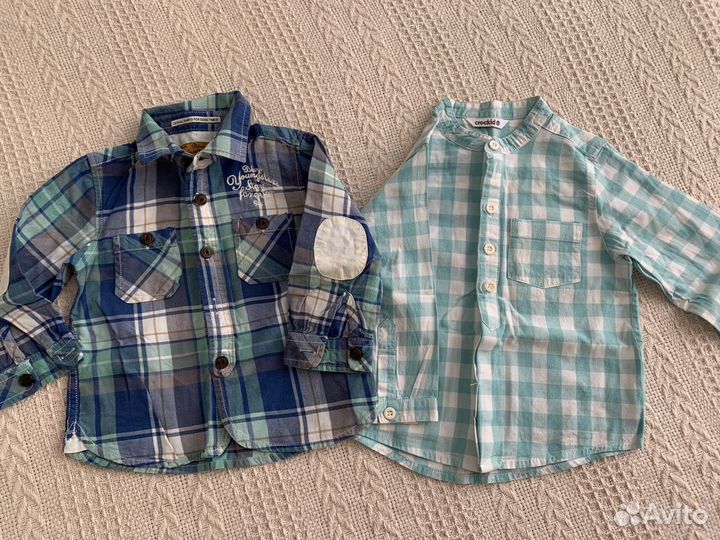 Рубашка для мальчика 86 92 Zara Crokid