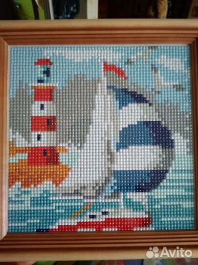 Картина. Алмазная мозаика. Готовая