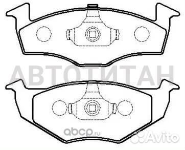 Колодки тормозные дисковые VW: golf V 95, vento 95