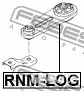 Подушка двигателя задняя (renault logan 2005) febe