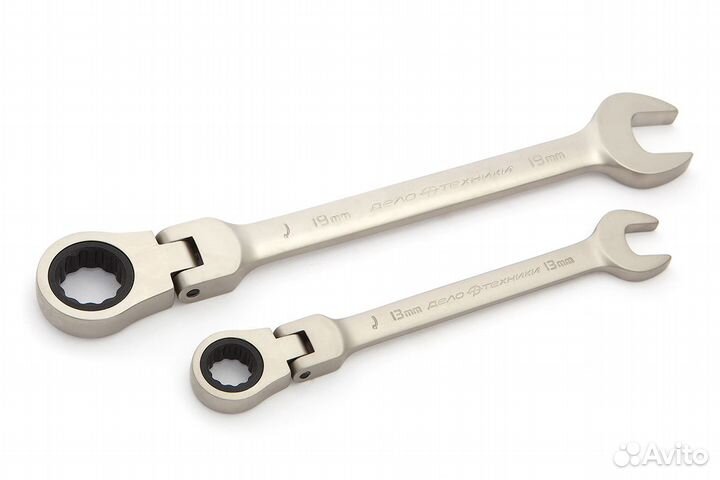 Дело Техники 515460 Набор ключей трещот шарнирных